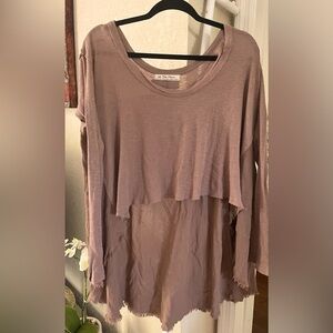 Free people long sleeve shirt